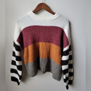 Francescas Soft Striped Sweater